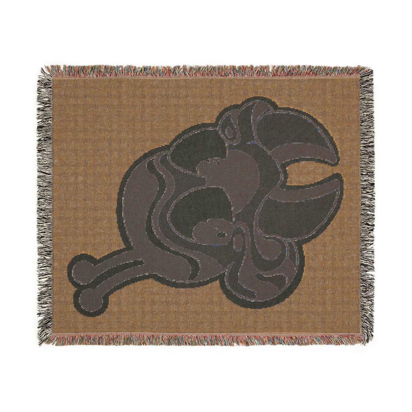 Bee Mascot Woven Blanket