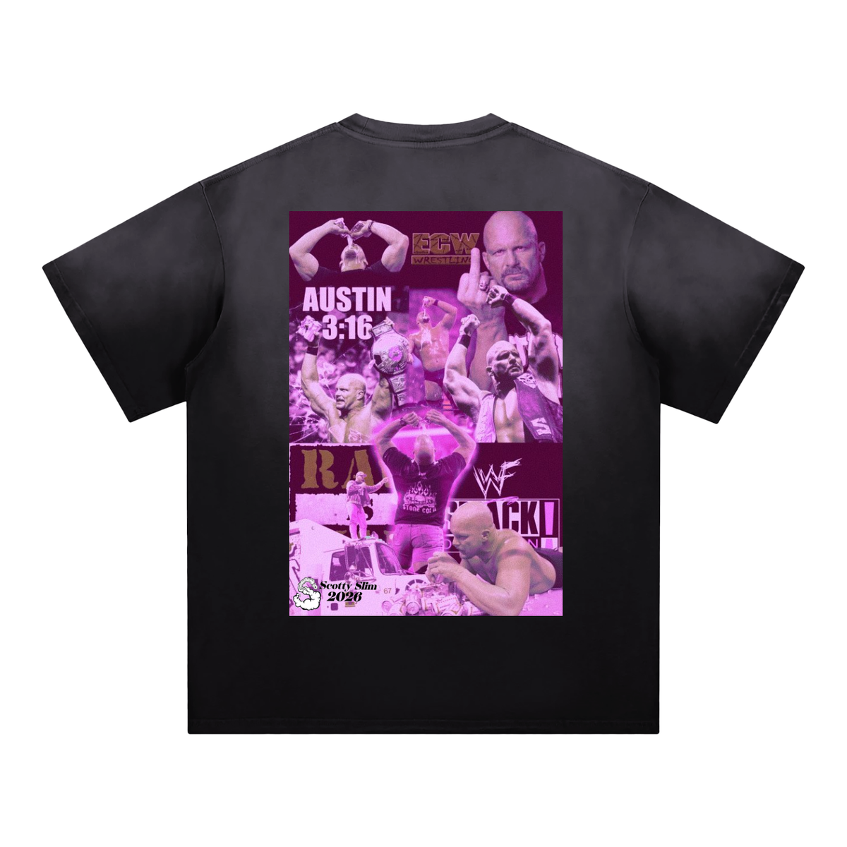 Stone Cold Rattlesnake Sunfade Gradient Tee