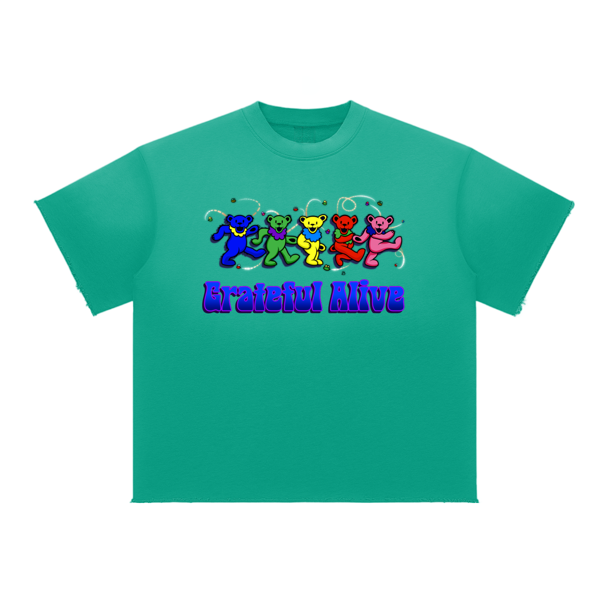 "Grateful Alive" Sun Fade T-Shirt