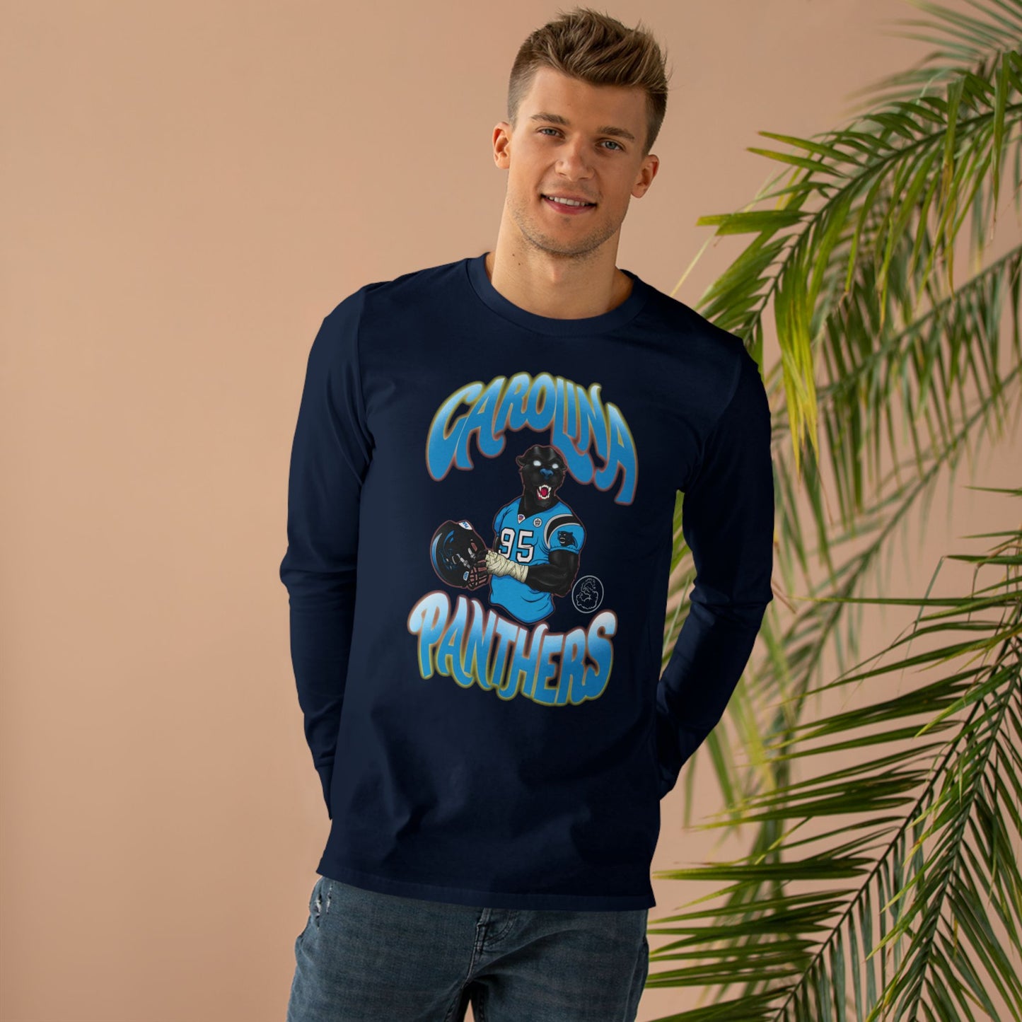 SDT: Carolina Panthers Slim-fit L/S Tee Base