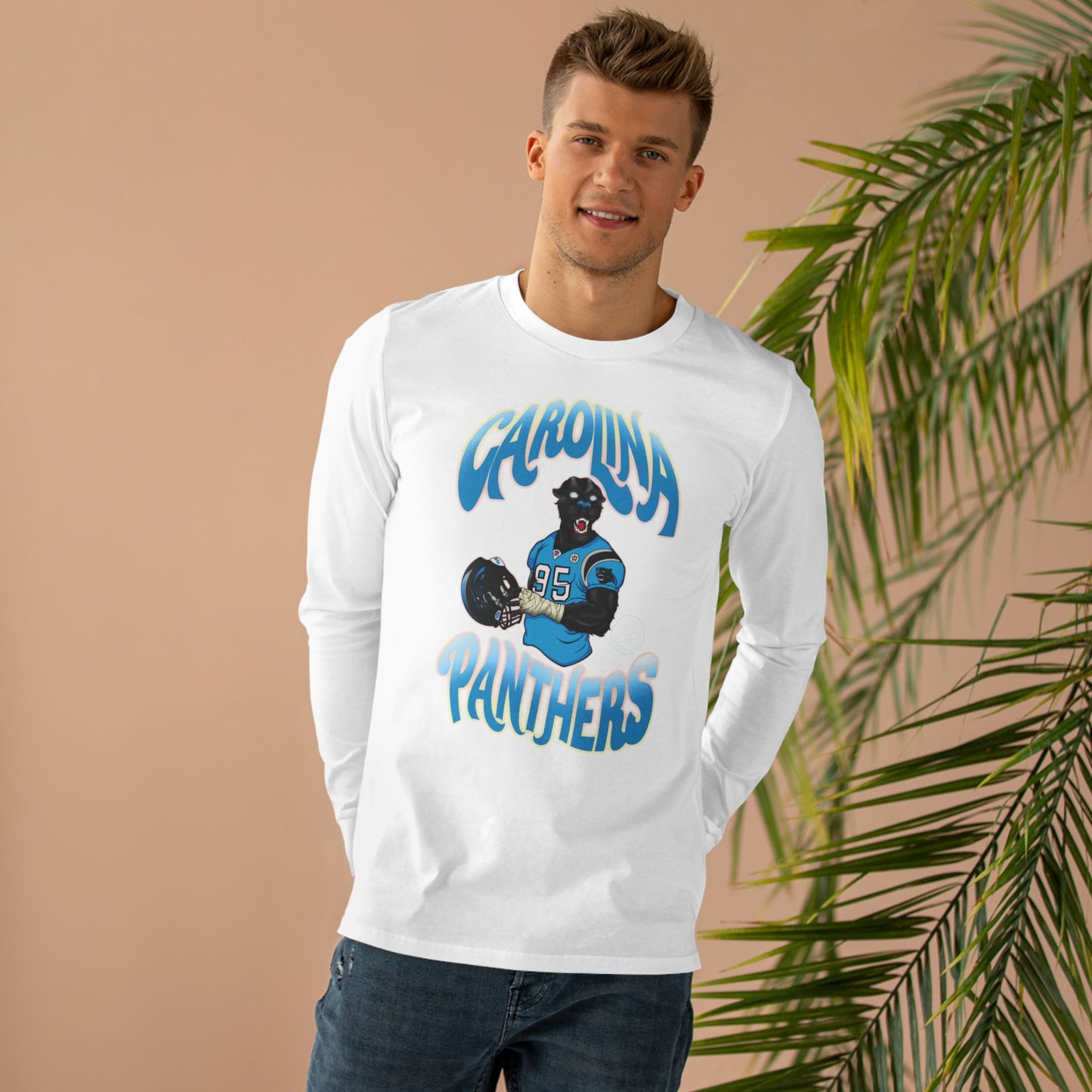 SDT: Carolina Panthers Slim-fit L/S Tee Base