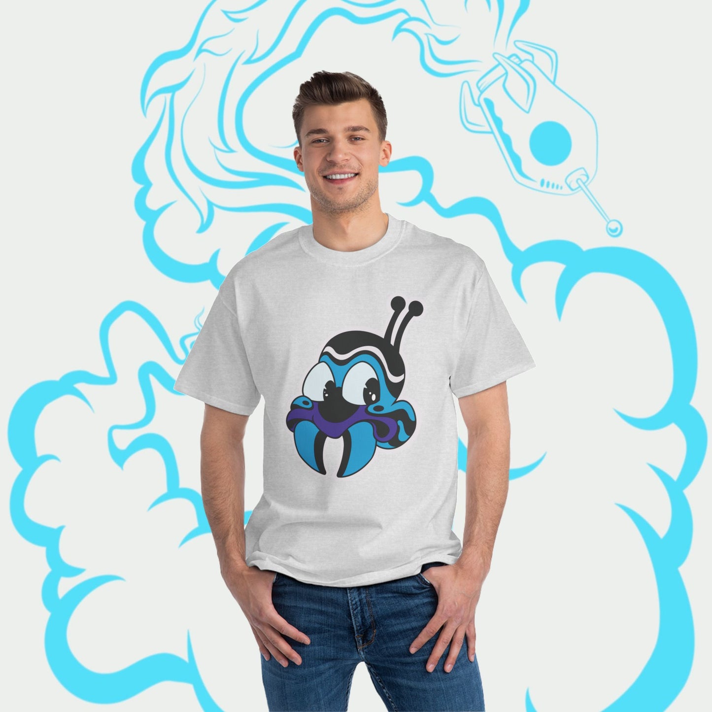 Bee Mascot Oversized Tee