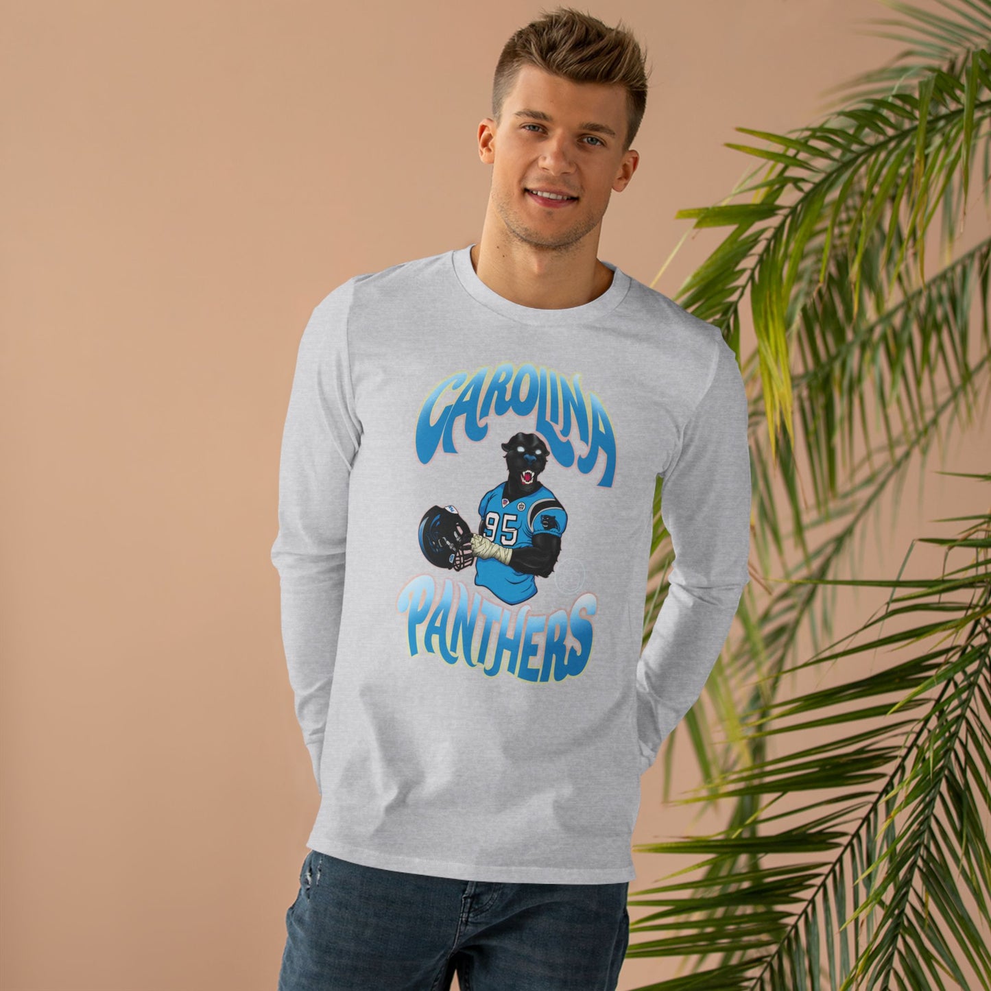 SDT: Carolina Panthers Slim-fit L/S Tee Base
