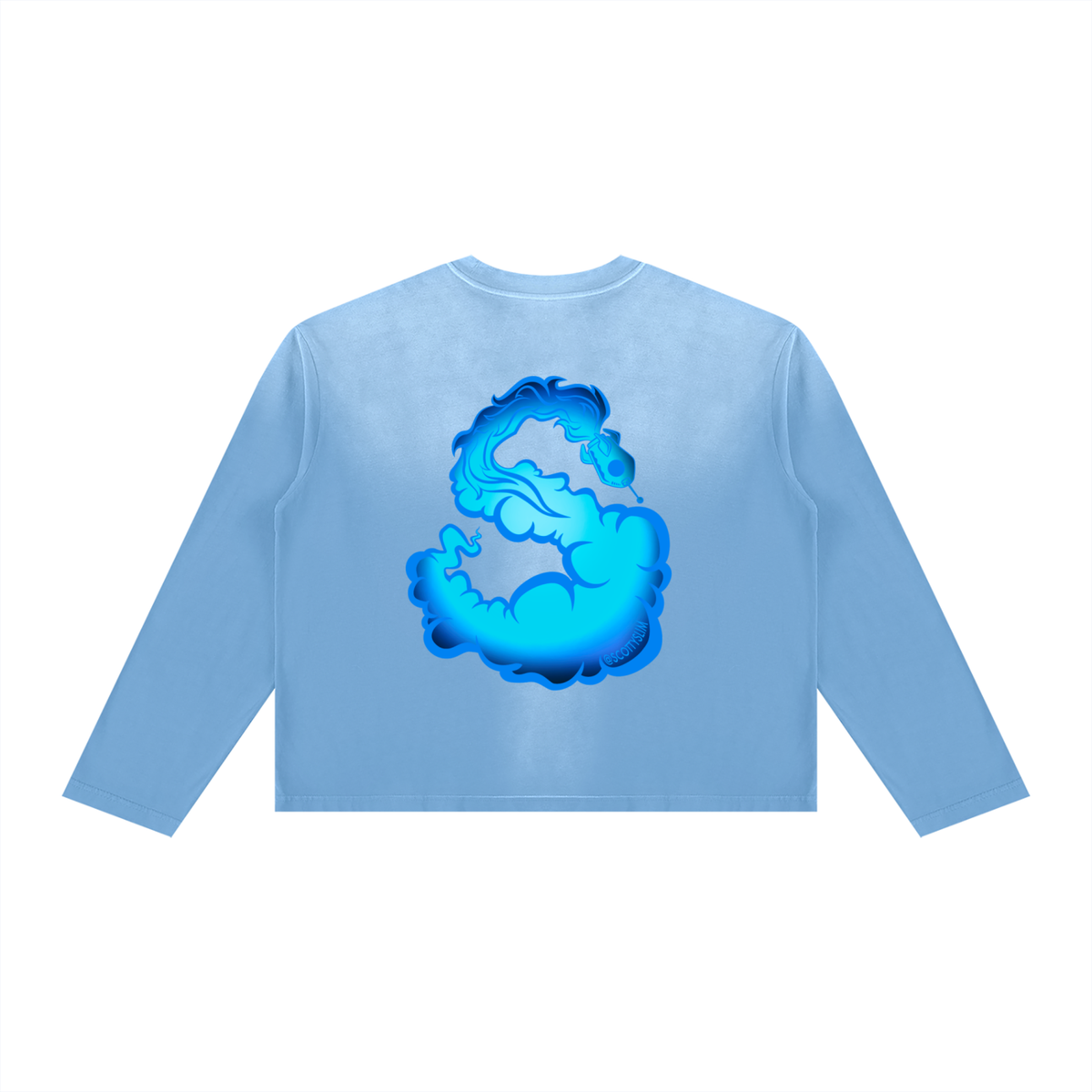 "A Carolina Full Moon" Unisex Boxy L/S Shirt