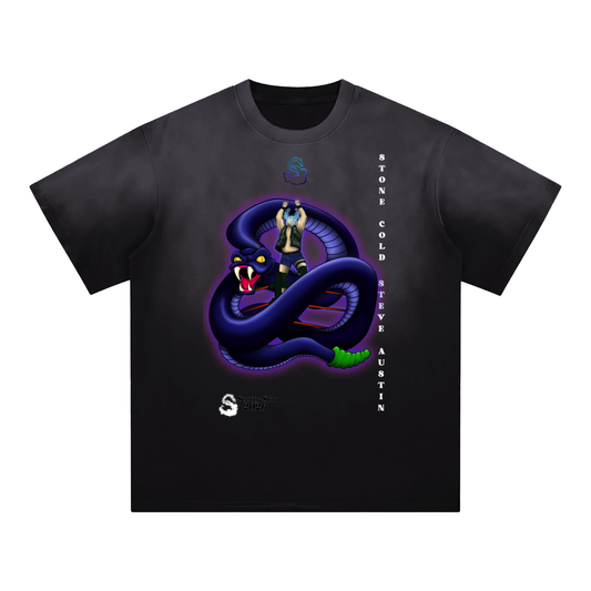 Stone Cold Rattlesnake Sunfade Gradient Tee