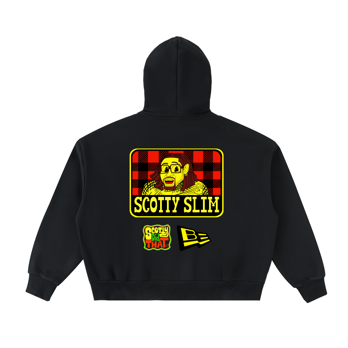 "Ben Scotty" Full-Zip Boxy Hoodie