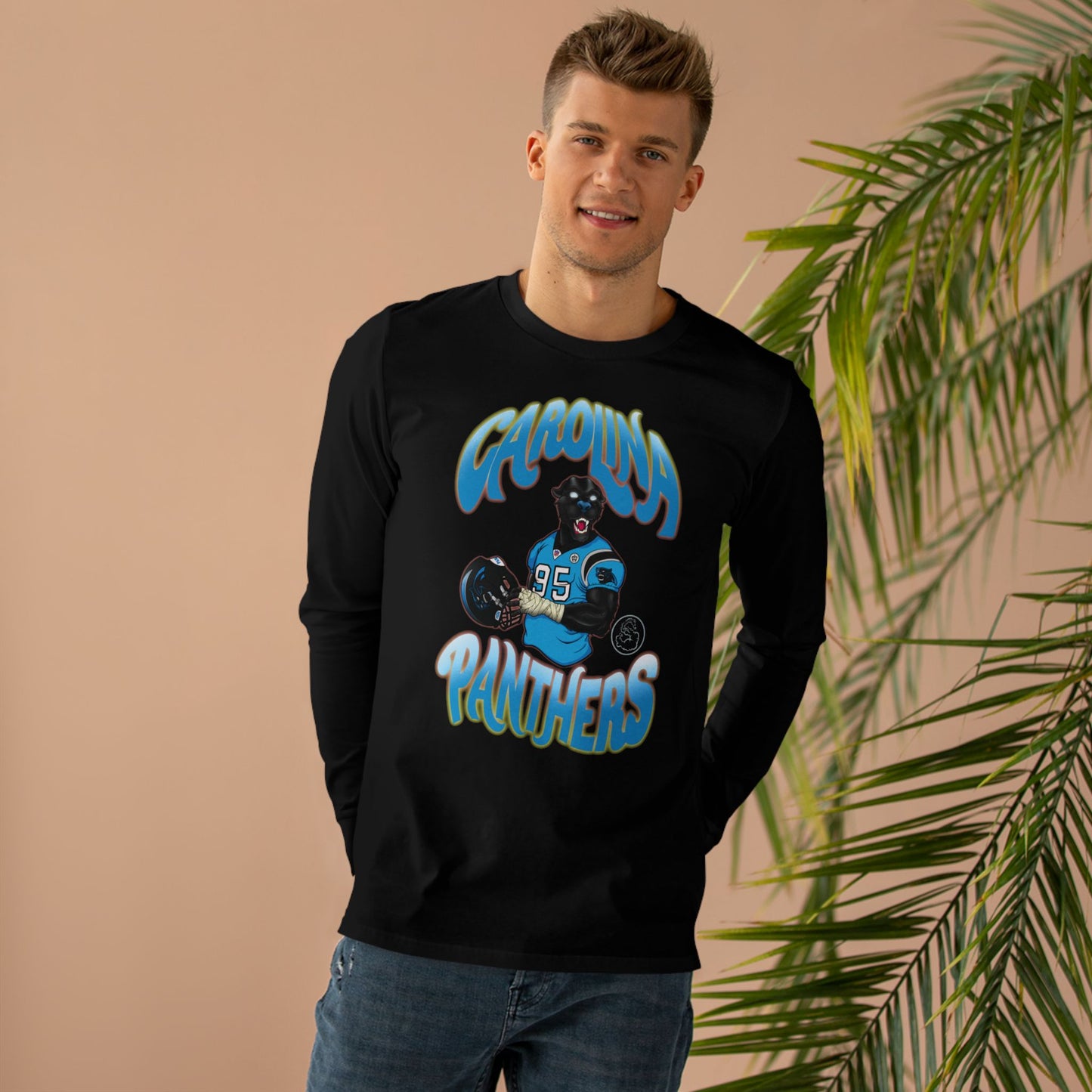 SDT: Carolina Panthers Slim-fit L/S Tee Base