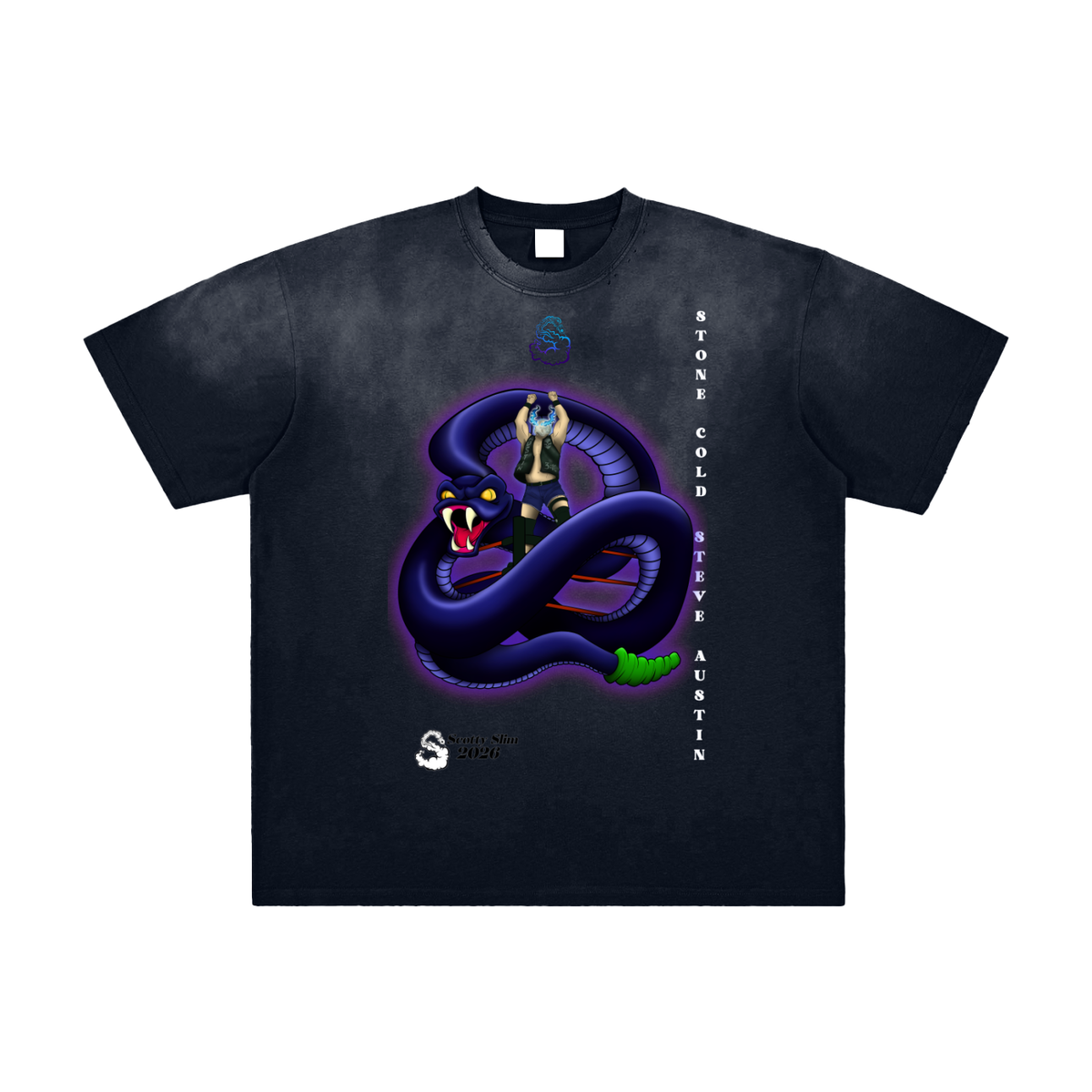 Stone Cold Rattlesnake Washed Tee