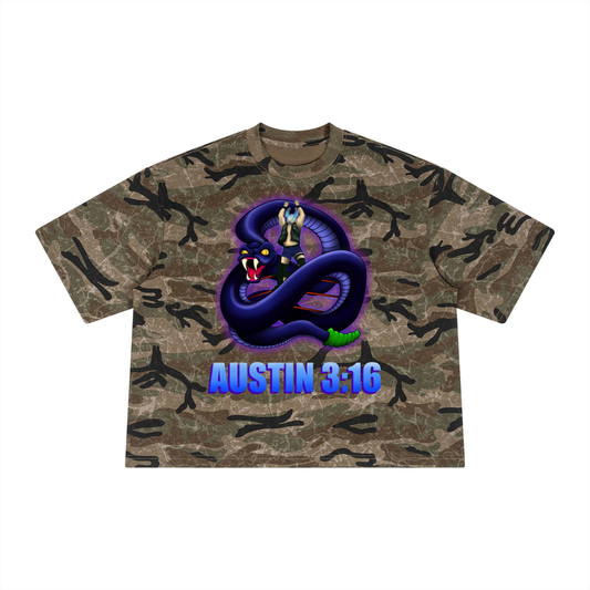 Stone Cold Rattlesnake Camo Box Tee