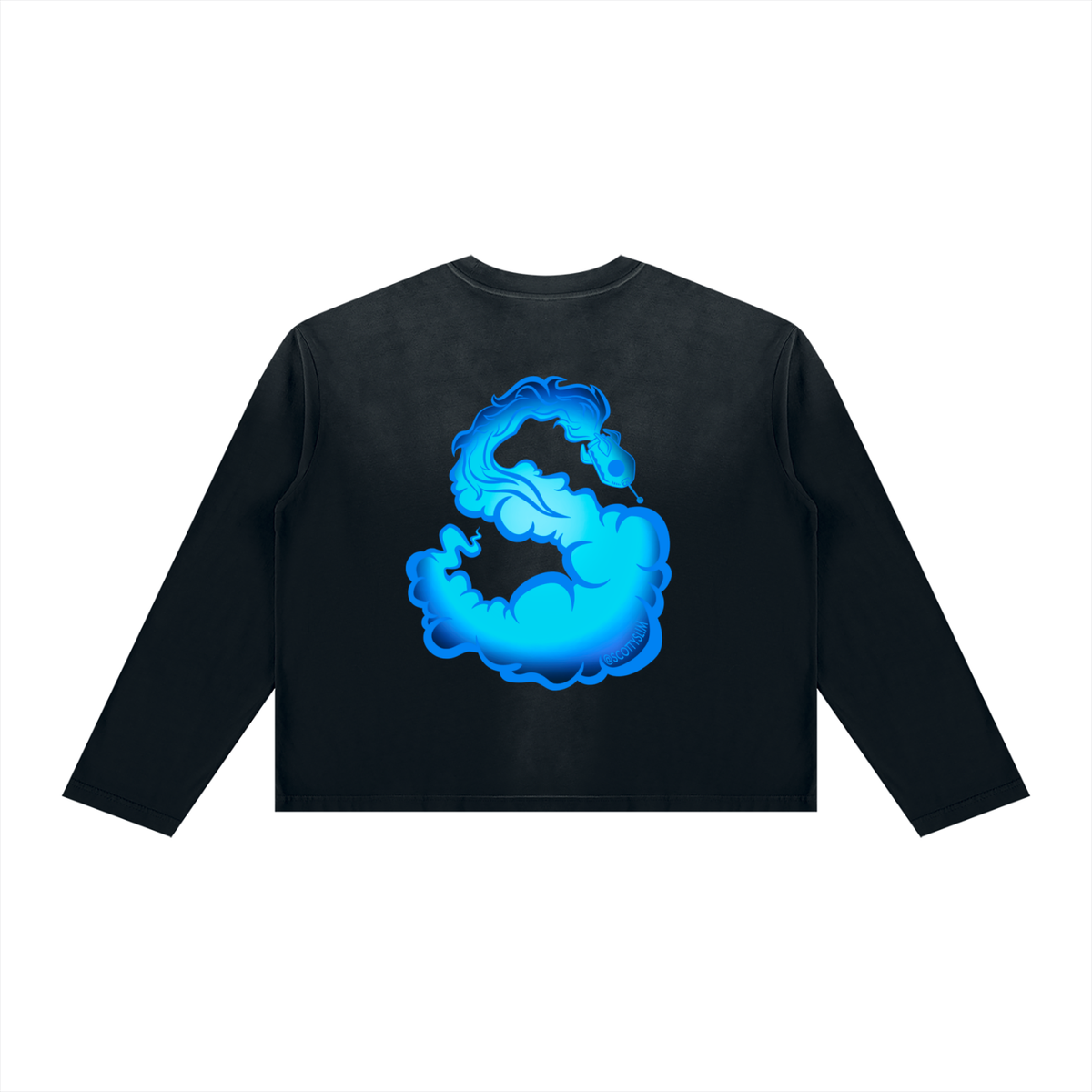 "A Carolina Full Moon" Unisex Boxy L/S Shirt
