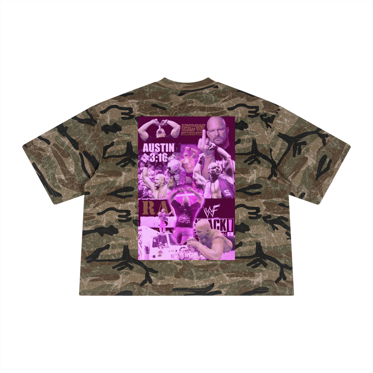 Stone Cold Rattlesnake Camo Box Tee