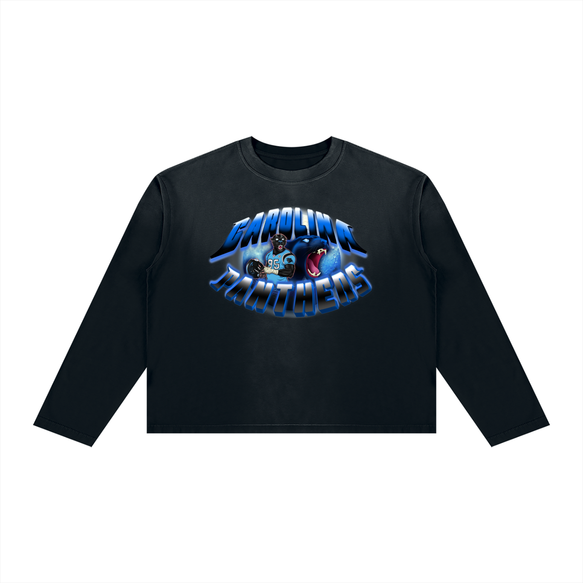 "A Carolina Full Moon" Unisex Boxy L/S Shirt