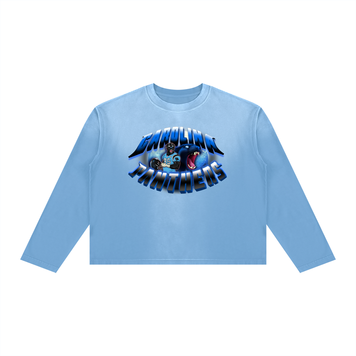 "A Carolina Full Moon" Unisex Boxy L/S Shirt