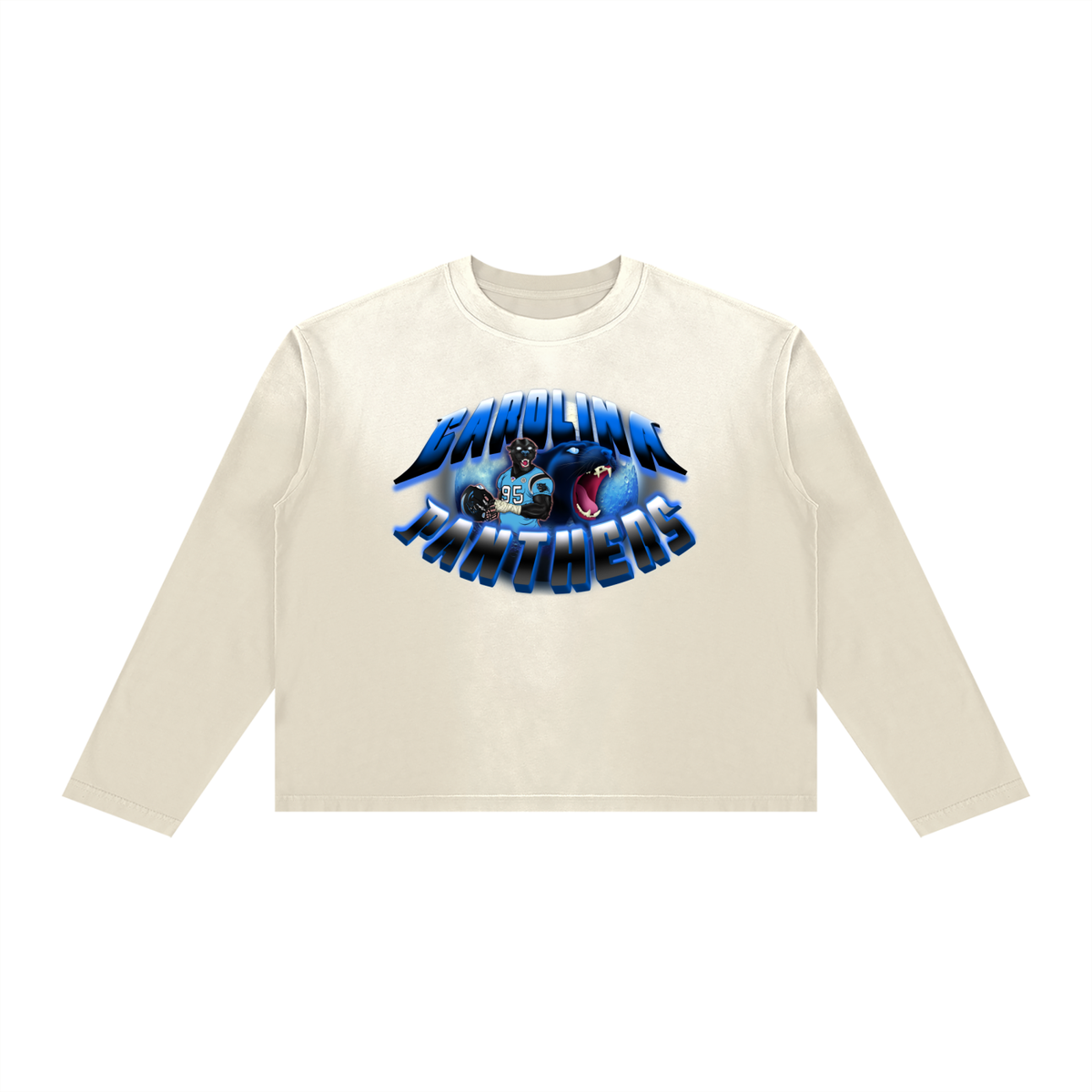 "A Carolina Full Moon" Unisex Boxy L/S Shirt