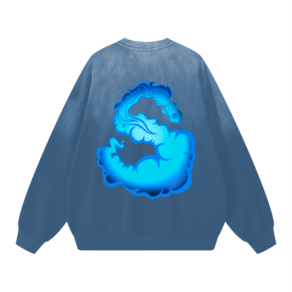 “A Carolina Full Moon” Drop-Shoulder Sweatshirt
