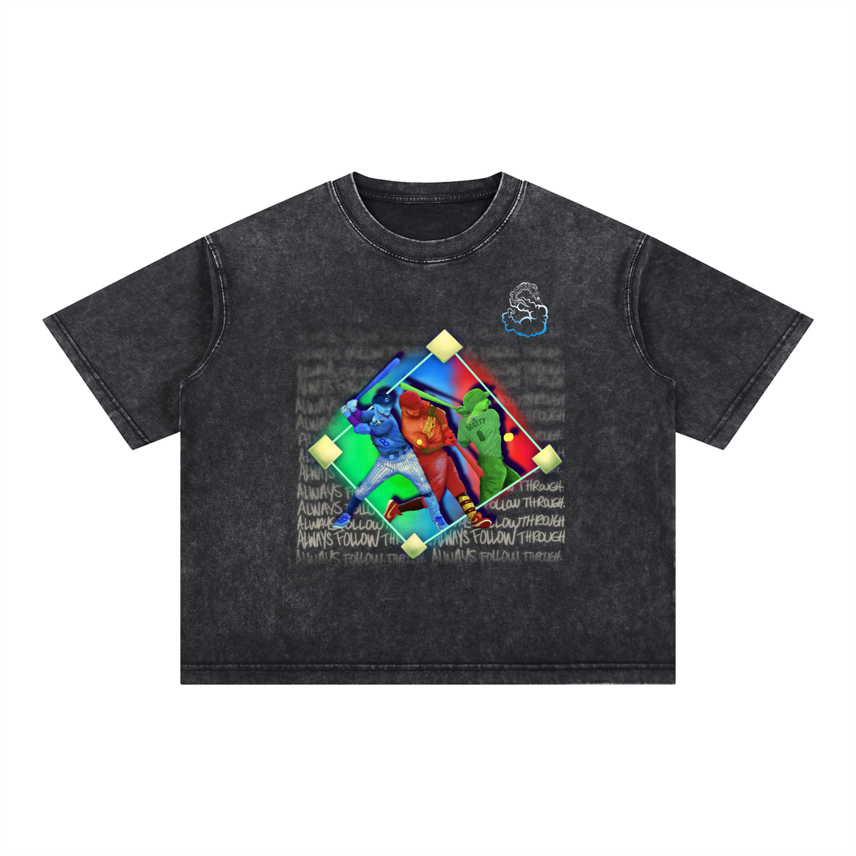 "Always Follow Through" Box Tee