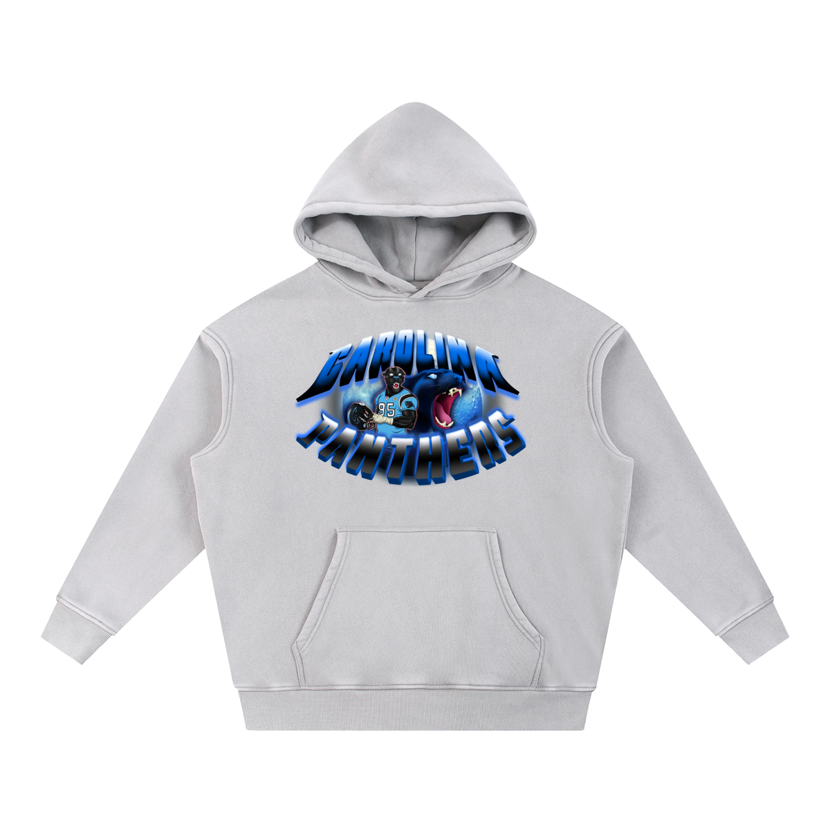 "A Carolina Full Moon"  Snow Washed Oversize Hoodie