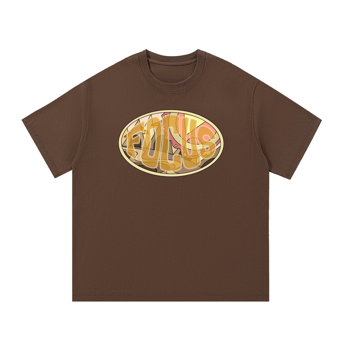 FOCUS nude oval T-Shirt